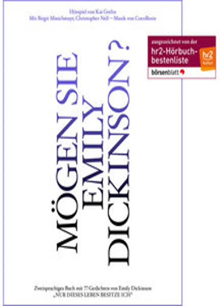 Emily Dickinson Poèmes - Édition bilingue avec notes Mögen Sie Emily Dickinson