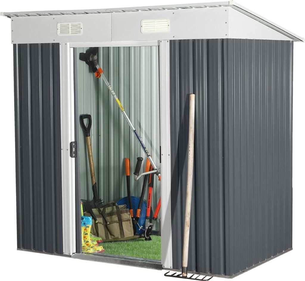 HOME DELUXE - Geräteschuppen BOHIO - Größe: M - Maße 195 x Produktbild 