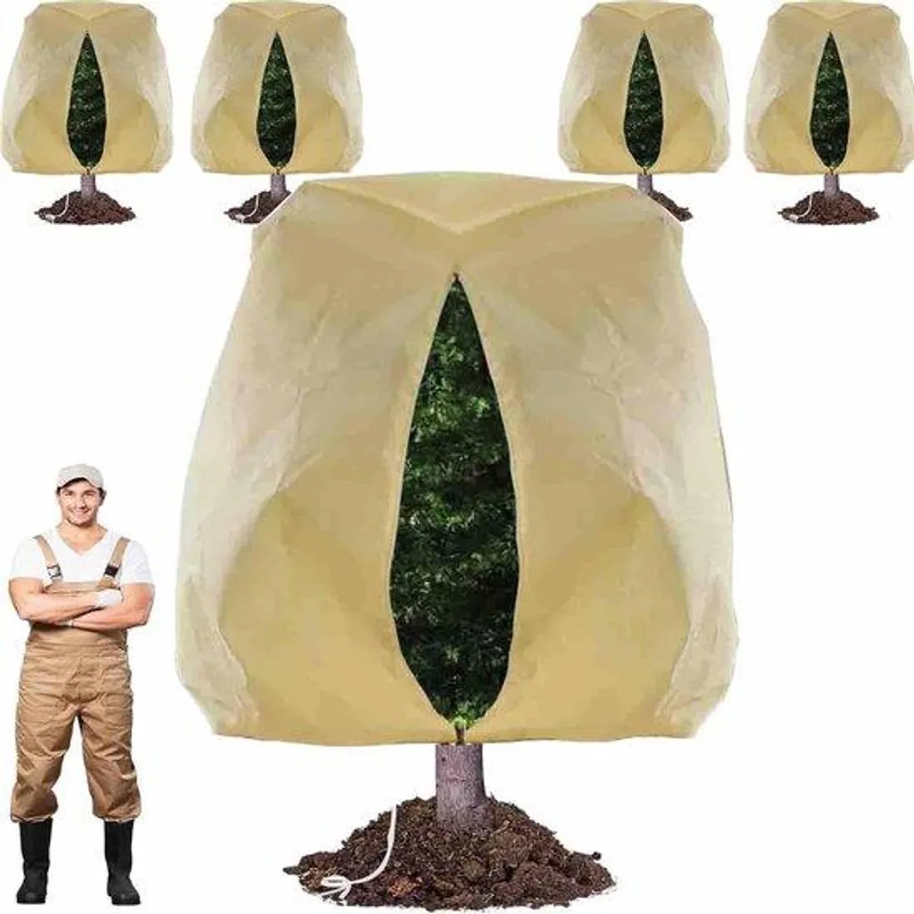 Protéger ses plantes du gel : Lot de 4 housses 240x200cm zippées