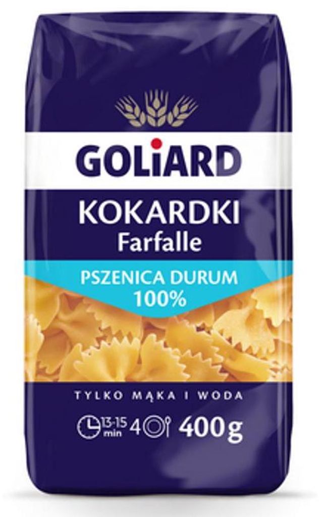 Makaron Goliard Kokarda 400 g Zdjęcie produktu 