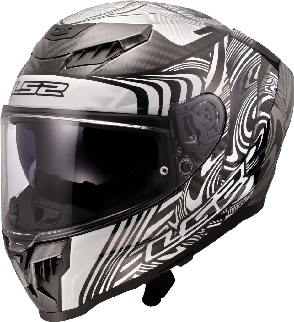 Casque LS2 FF807 Carbon : Fini les douleurs cervicales en moto - XS 54