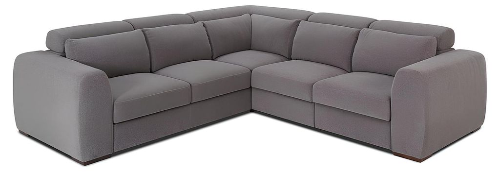 Wohnlandschaft Ecksofa L-Form Sofa Couch Design Couch Textil Modern Polster Neu