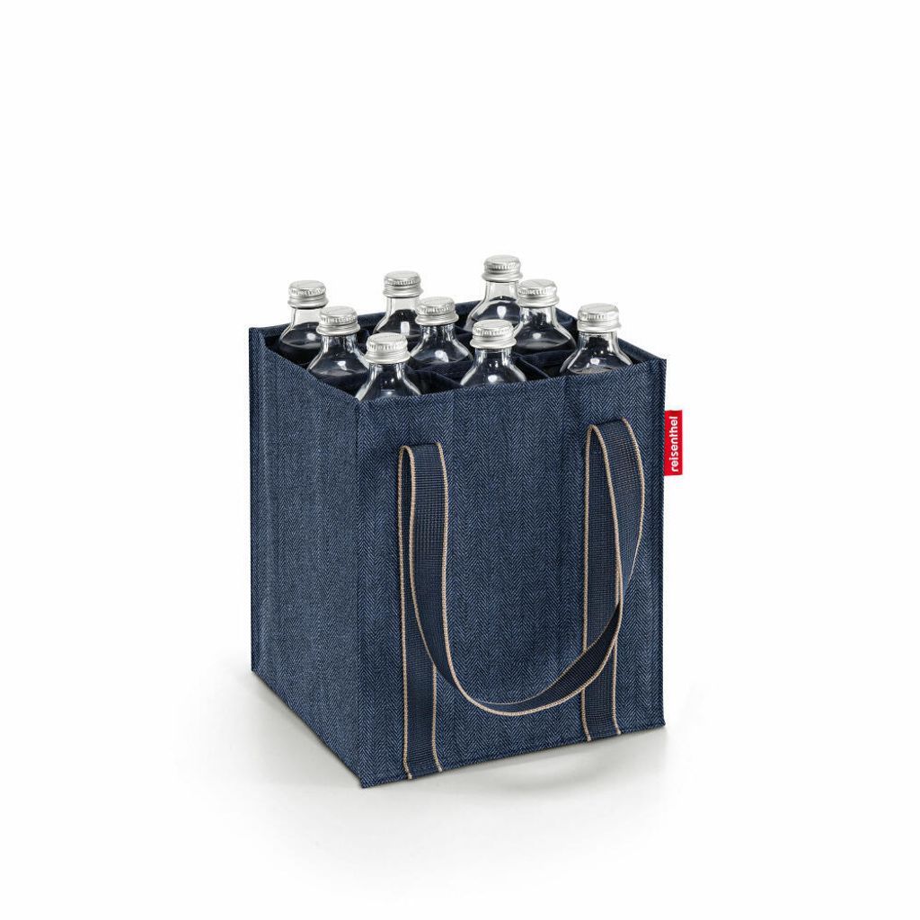 reisenthel bottlebag herringbone dark blue Produktbild 
