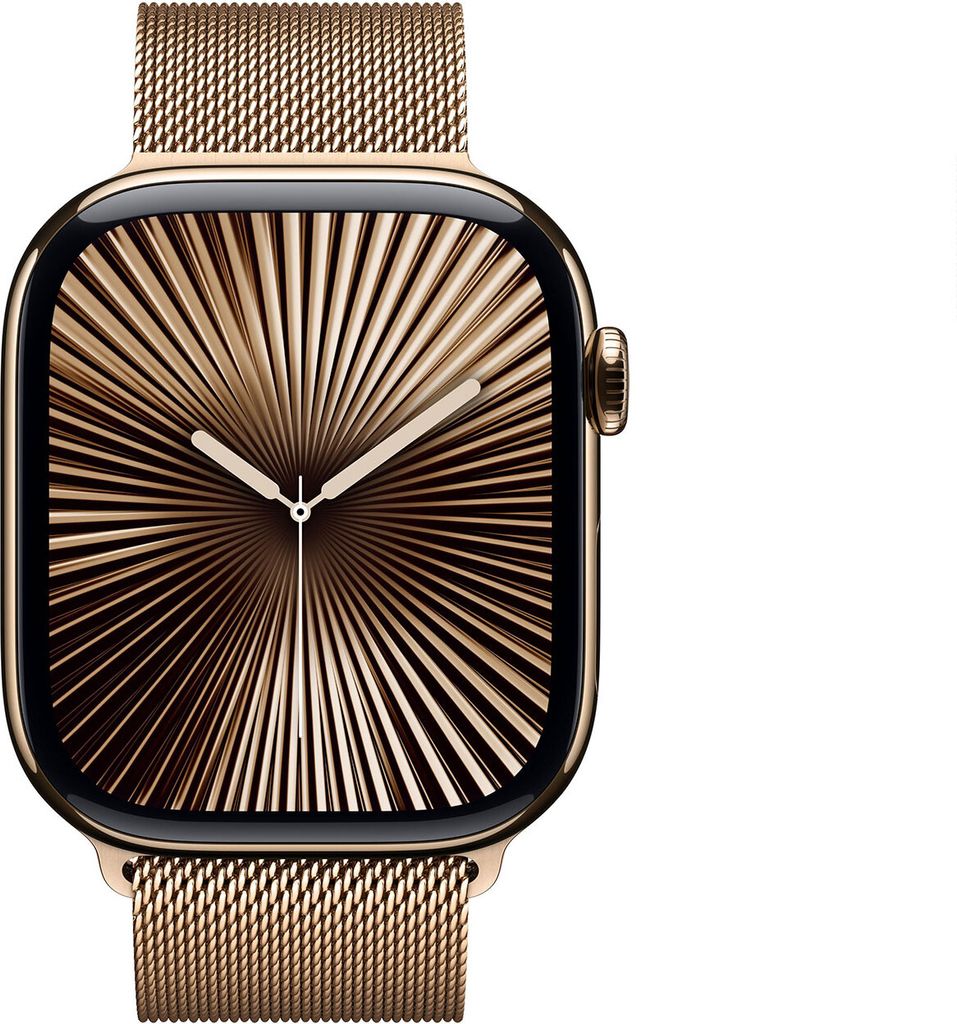 Apple Watch Series 10 GPS+ Cellular 46mm Gold Titanium Case Obrázek produktu 2