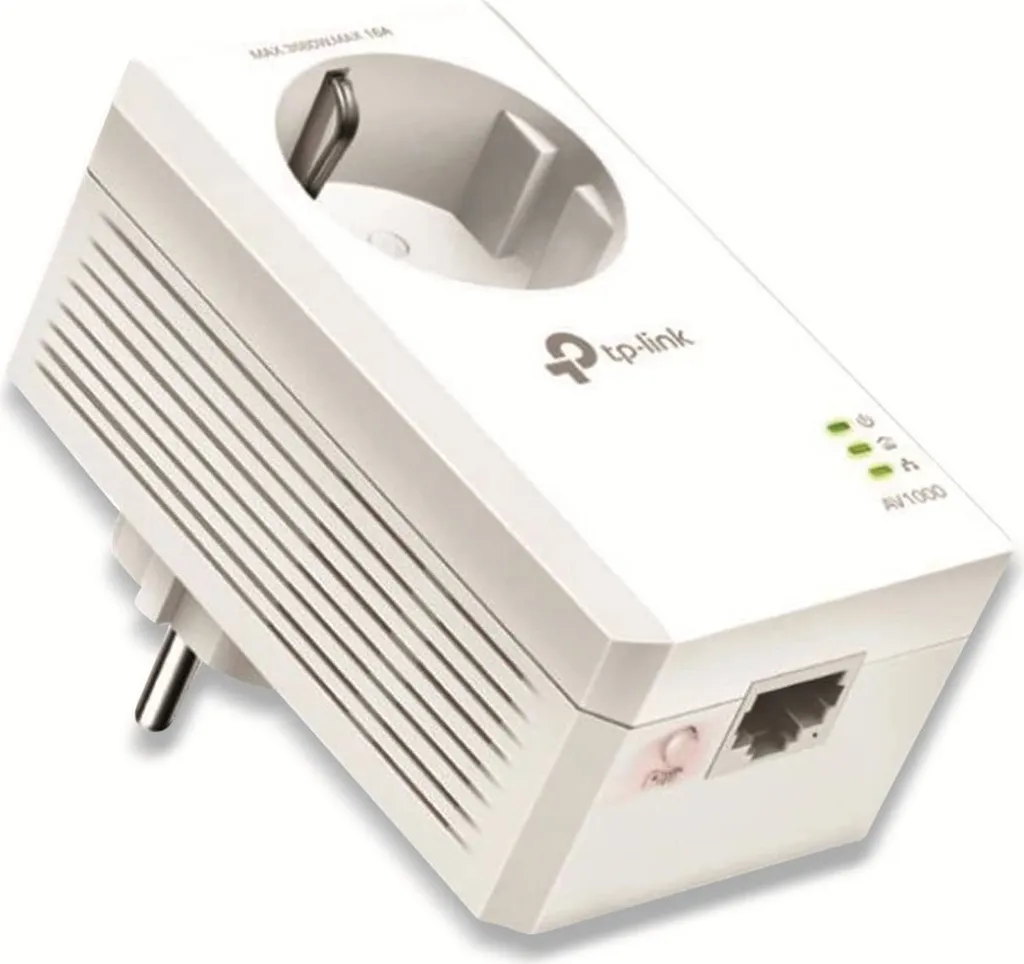 TP-Link TL-PA7017P Kit CPL AV1000 Gigabit avec Prise Gigogne Intégrée