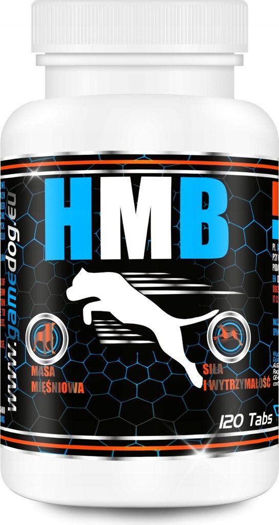 GAME DOG HMB - nahrungsergänzungsmittel für hunde - 120 tabletten