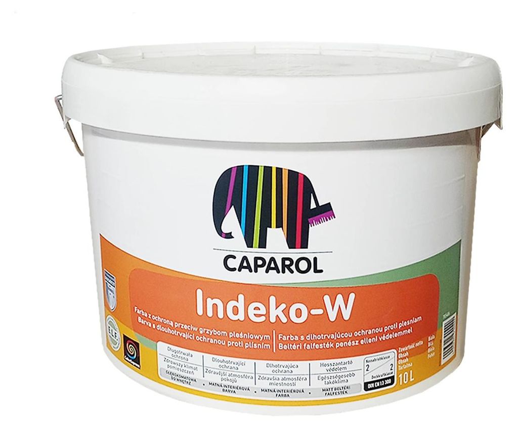 CAPAROL Indeko W Innenfarbe vor Schimmelbefall 10 L Weiß Produktbild 