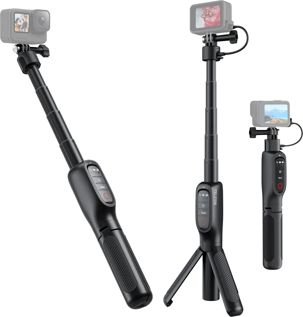 Poignée Grip Batterie et Trépied de Table pour Caméra Sportive GoPro