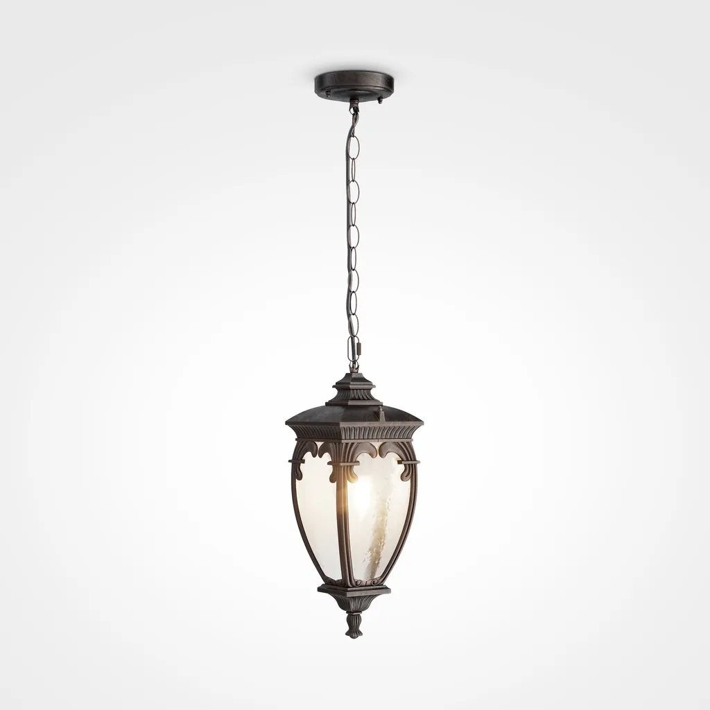 Maytoni Fleur Suspension Extérieure E27 Bronze Antique Aluminium 60W