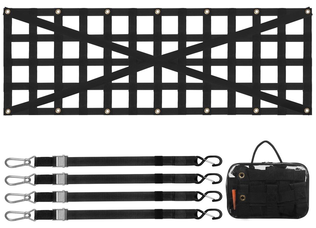 Filet de hayon VEVOR, 137 x 46 cm, filet pour surface de Image du produit 