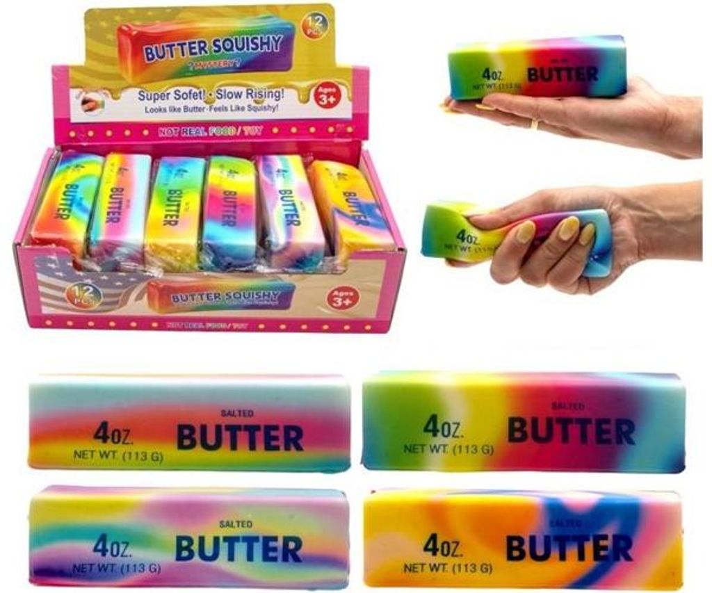 13 cm Kleurrijke Squishy Boter - Langzaam terugkerend Productafbeelding 