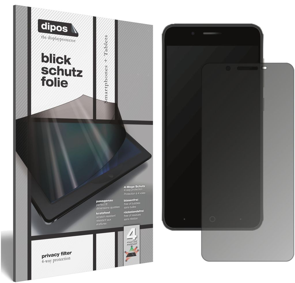 Schutzfolie für ZTE Blade A610 Plus Blickschutzfolie matt Folie Display Schutz