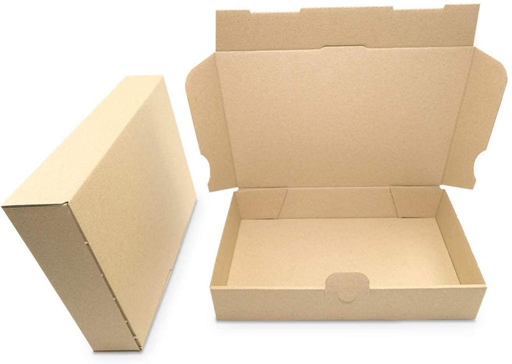 verpacking 50 Maxibriefkartons Versandkartons Faltschachtel Faltkarton Maxibrief 240 x 160 x 45 mm | Braun | MB-3