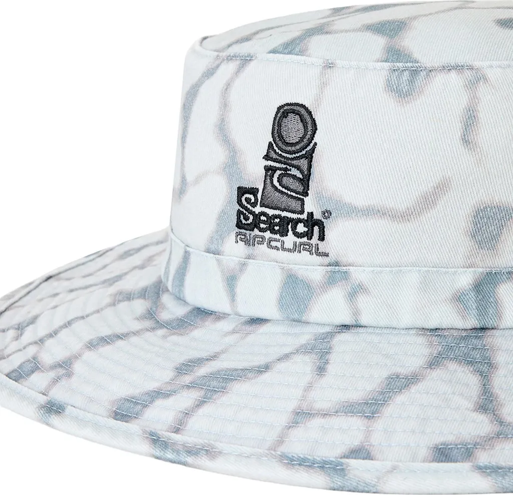 Chapeau Rip Curl Hut Search Camo Mid Brim Pierre avec cordon de serrage