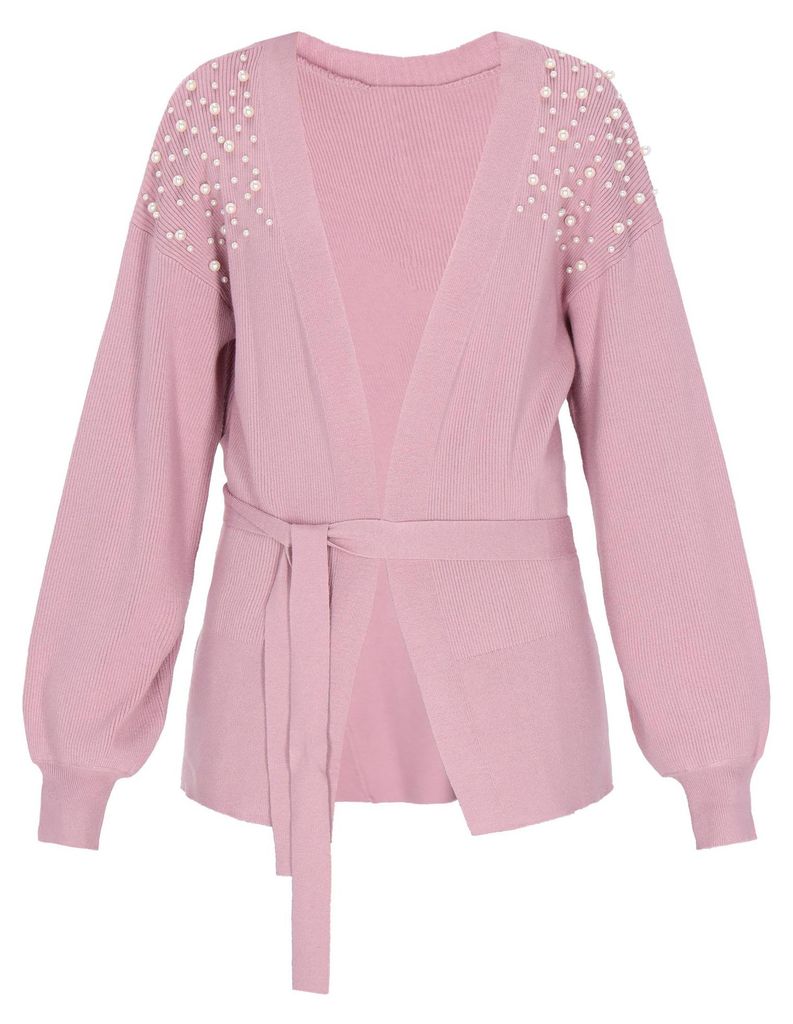 MALUBA Damen Cardigan - Rosa, XS/S