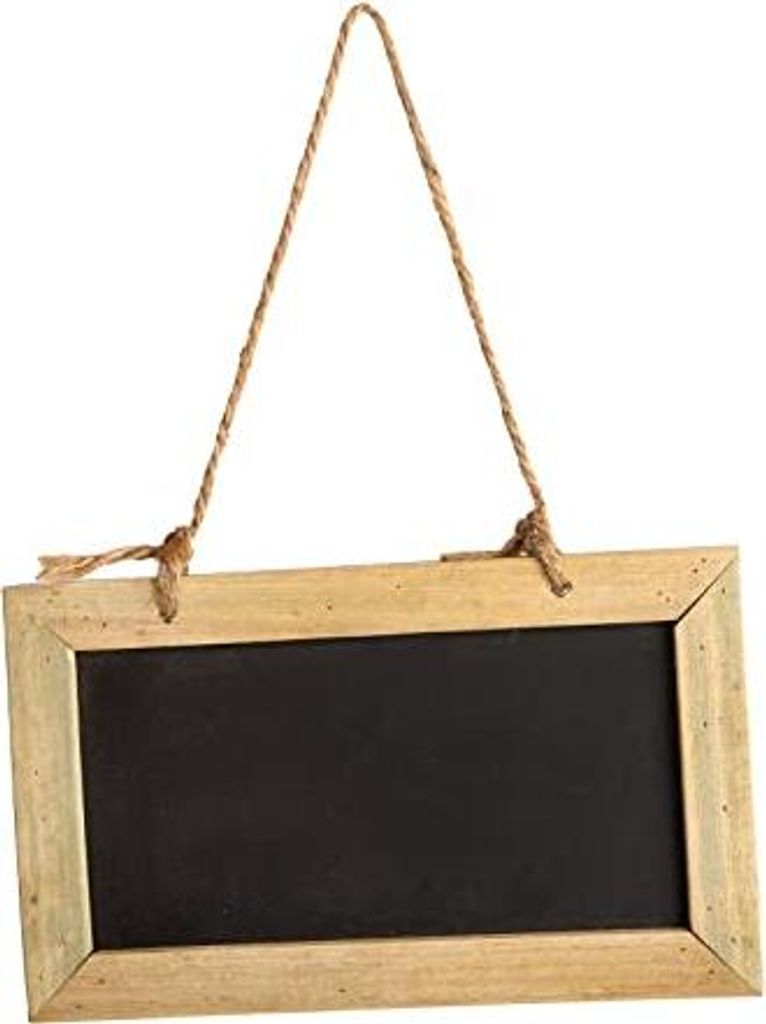 Kleine Kreidetafel zum Aufhängen 20 x 12 cm - mini Kreide Tafel
