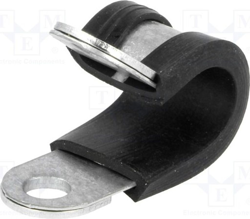 1x Schelle ØBündel: 10mm W: 12mm ØÖffn.Mont: 5,3mm 61825190 Schlauchschellen und