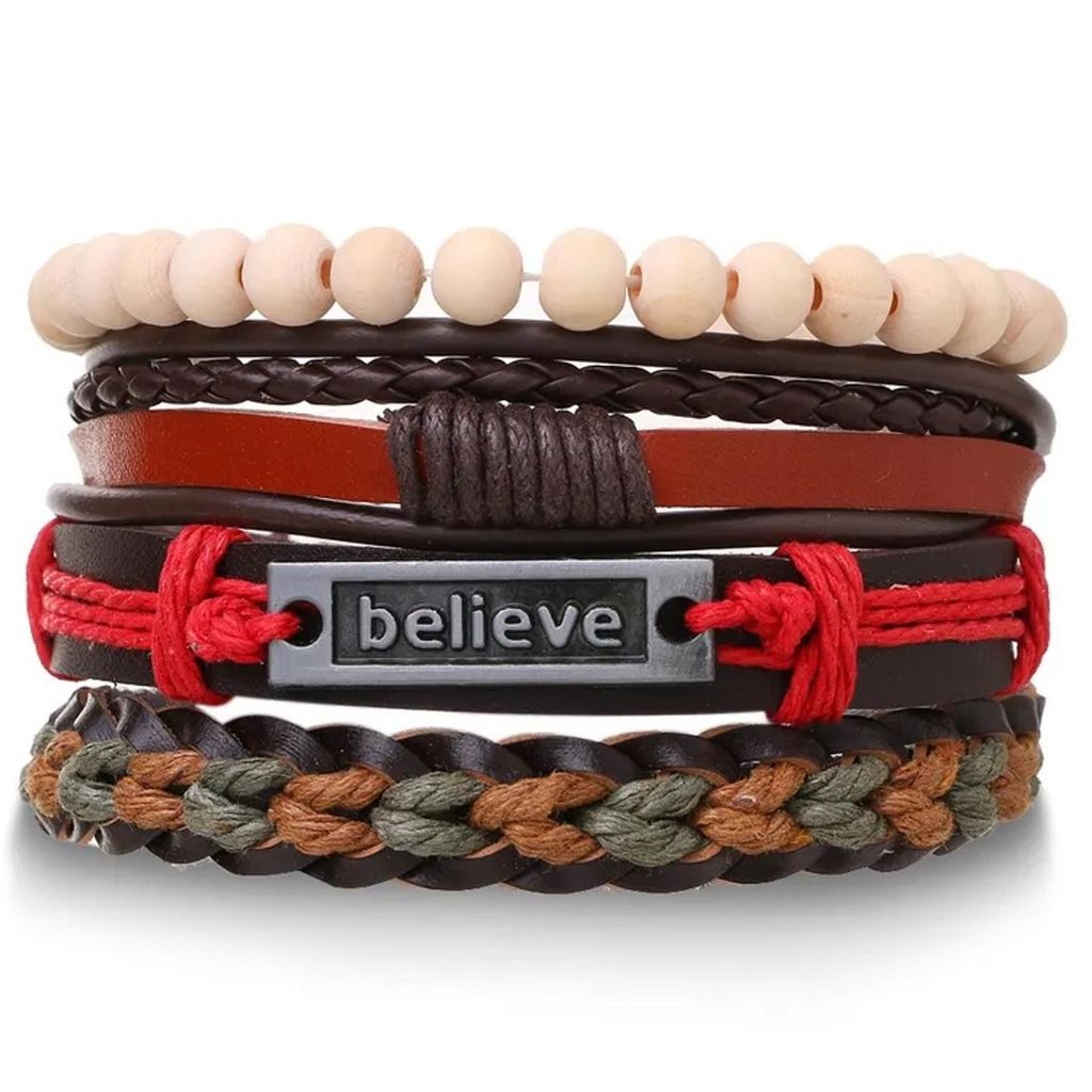 Herrenarmbänder BE-33264 - Eleganz und Glauben KP33264