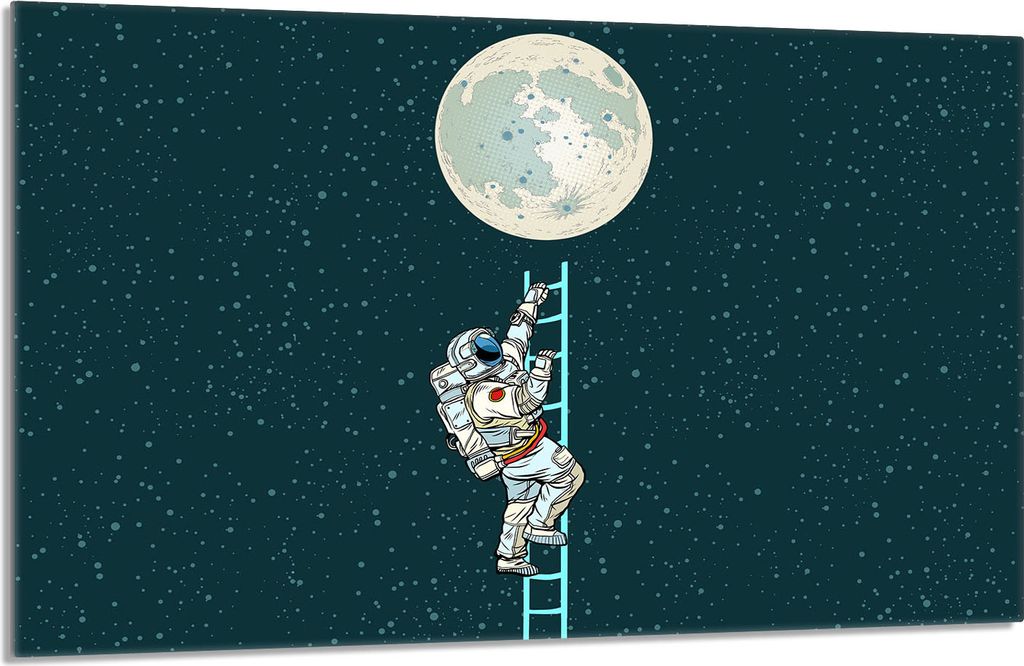 Glas-Herdplattenschutz 80x52 Moon