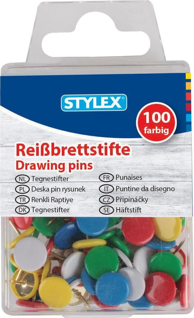 Stylex Reissbrettstifte 100St. farb.sort.24468
