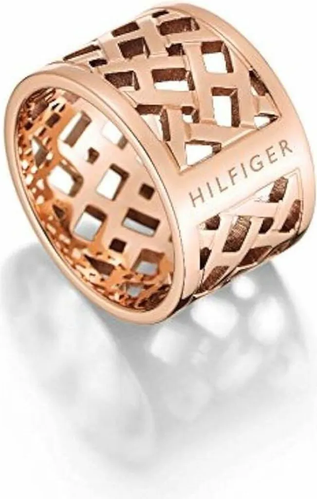 Anello Donna Tommy Hilfiger 2700744C (14) - Gioiello Rose Gold in Acciaio