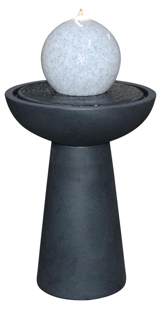 Dehner Gartenbrunnen Aurora, mit LED Beleuchtung, Produktbild 