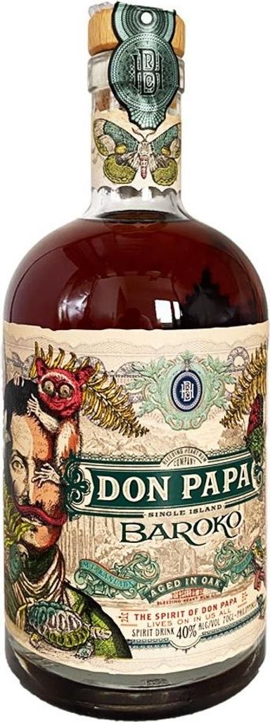 Don Papa Baroko 700ml 40% Vol. Produktbild 