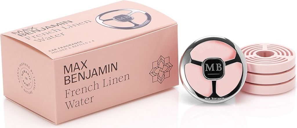 Max Benjamin Auto-Duftspender Geschenkset French Linen Produktbild 