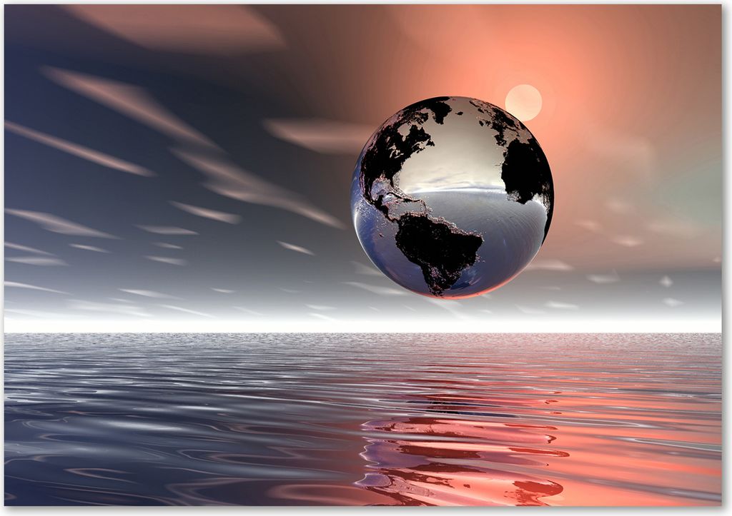 Tulup® Glas-Bild - 100 x 70 - Wandbild aus Glas - Wandkunst Produktbild 