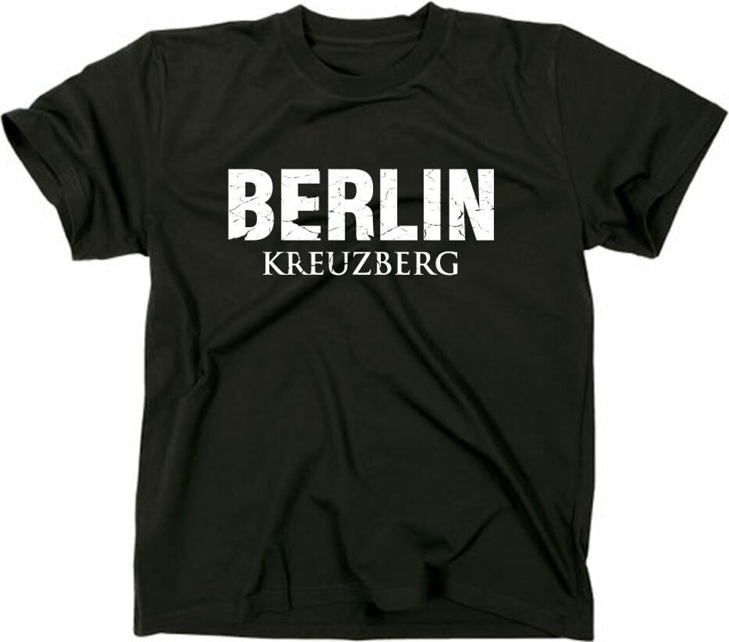 Styletex23 T-Shirt Berlin Kreuzberg, schwarz, XL