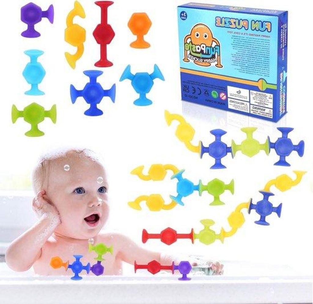 48 Stück Silikon-Zugnap-Spielzeug für Kinder - DIY-Baukasten mit Zugnap-Spielzeug für Jungen und Mädchen 3-8 Jahre