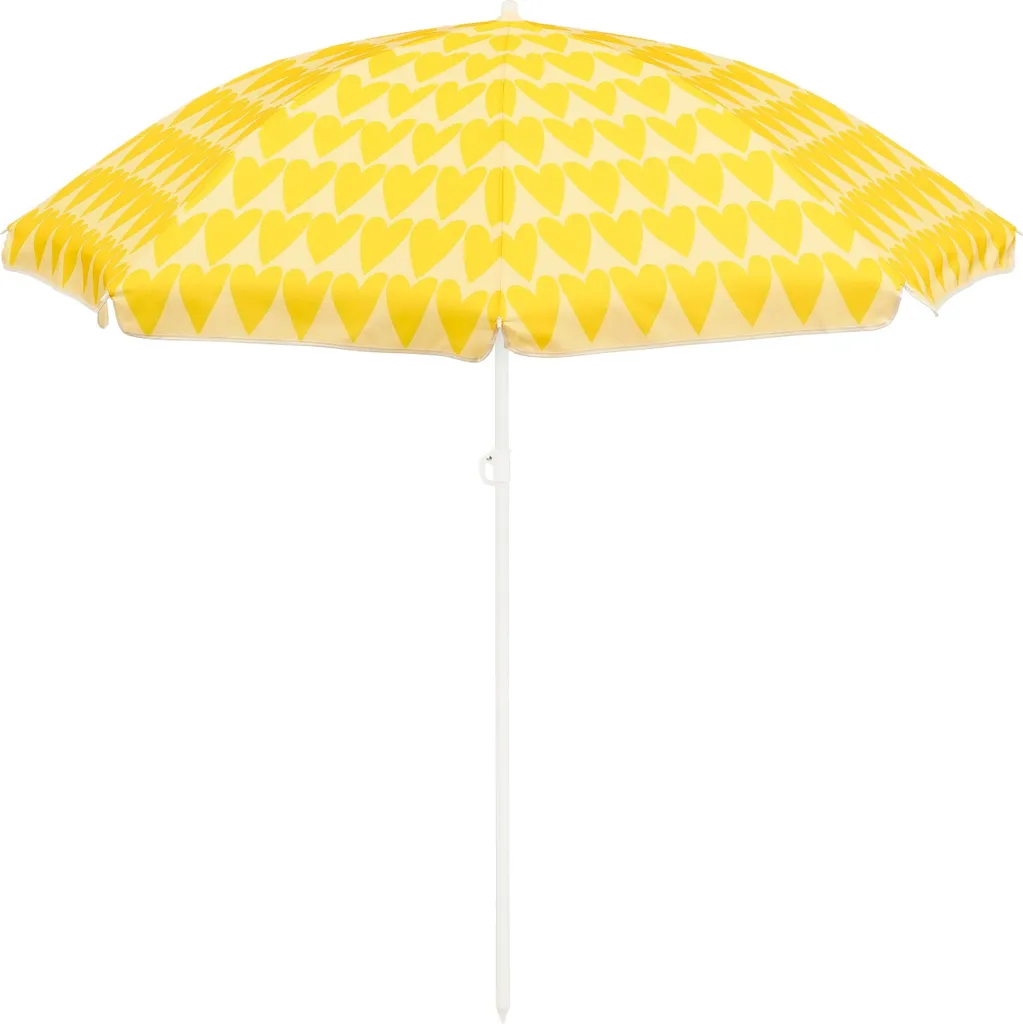 Parasol Anti-UV Jaune Mica Décorations - Finis les Coups de Soleil 160cm