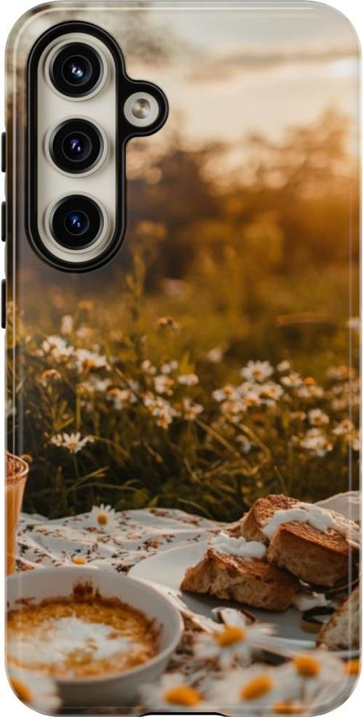 Sonniges Gänseblümchenfeld – Hülle Kompatibel mit Samsung Galaxy S24