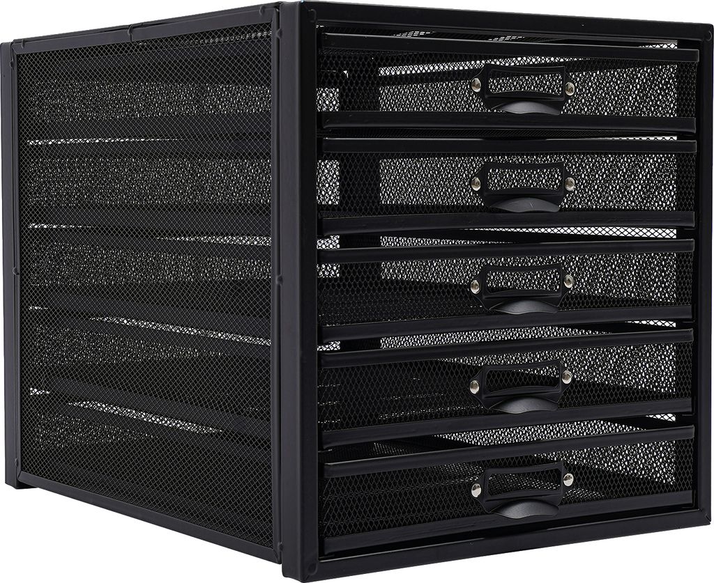 Stolní organizér černý na kancelářské potřeby max. 15 kg Obrázek produktu 