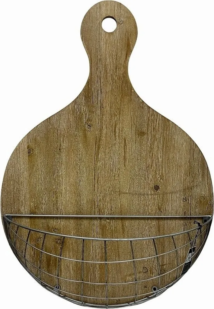 Countryfield Étagère Murale avec Panier de Rangement 78x45x20 cm Noir