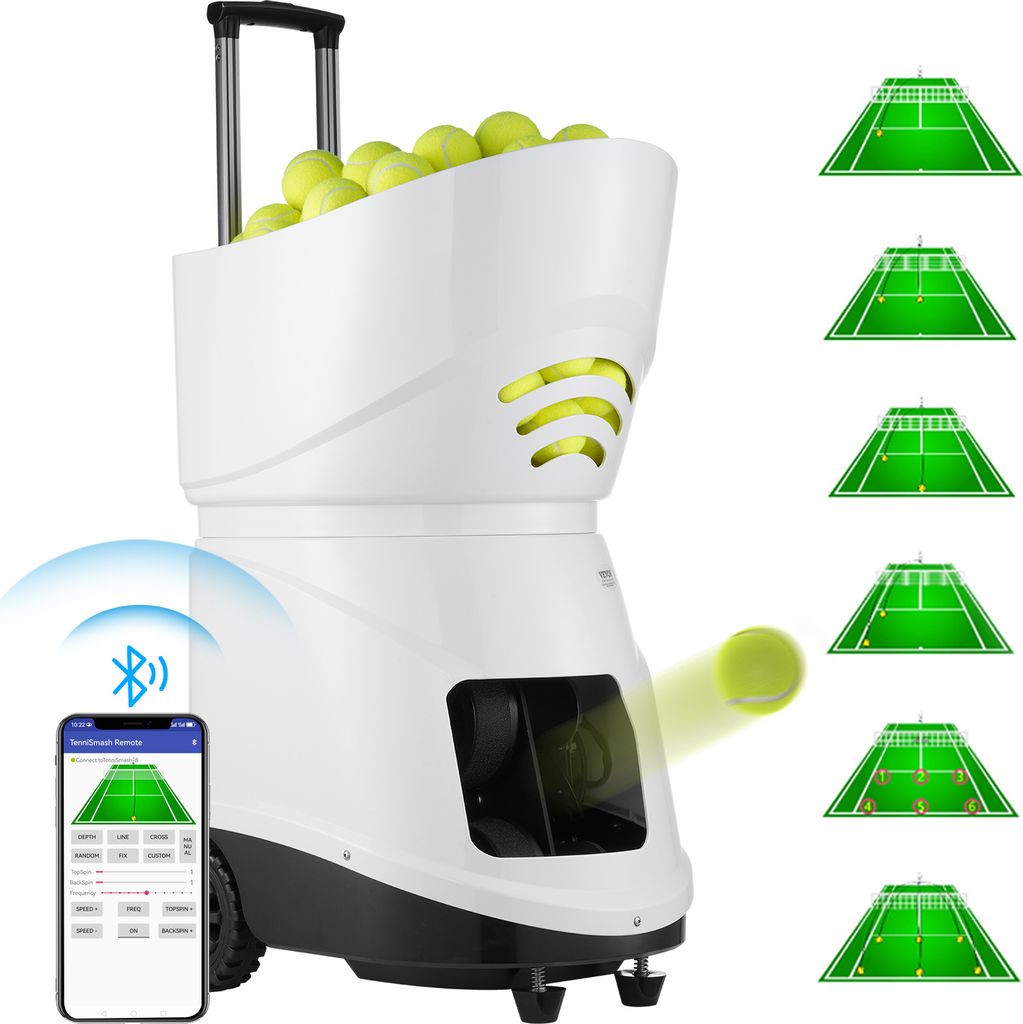 VEVOR Tennisballmaschine, automatischer tragbarer Produktbild