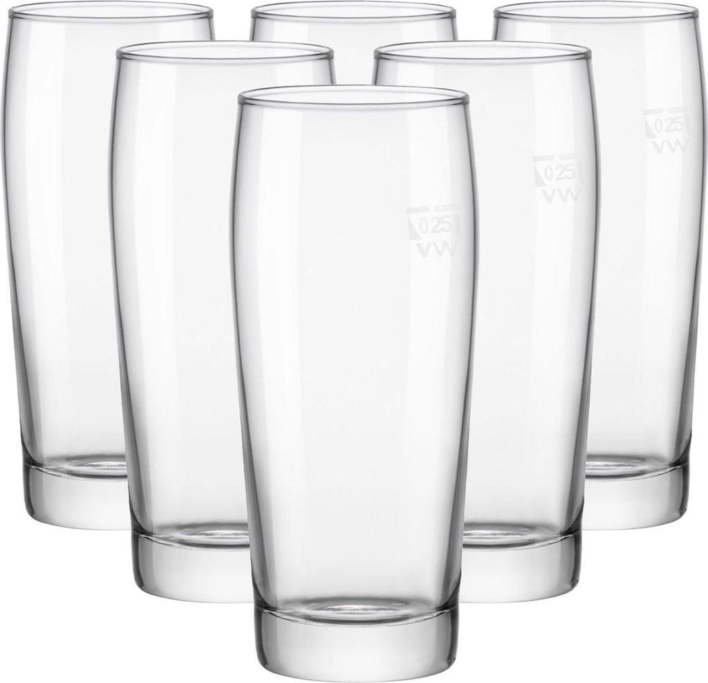 Van Well Willi Becher 0,25 l geeicht 6er Set Produktbild 