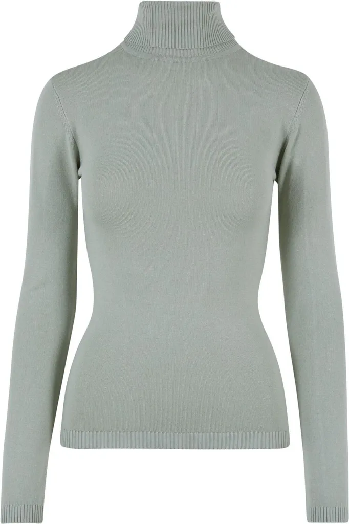 Urban Classics Donna Maglione dolcevita lavorato a maglia softsalvia - XL - 6