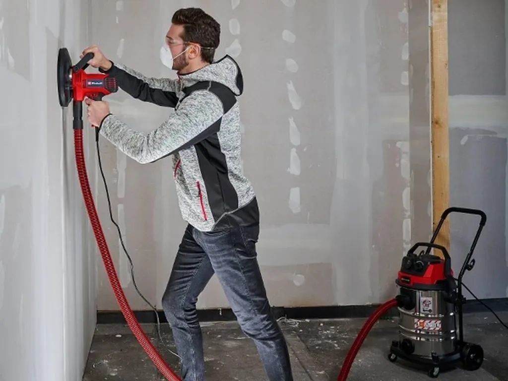 Ponceuse pour rénovation Einhell TC-DWS 225 pour murs et placo 1220W - 10