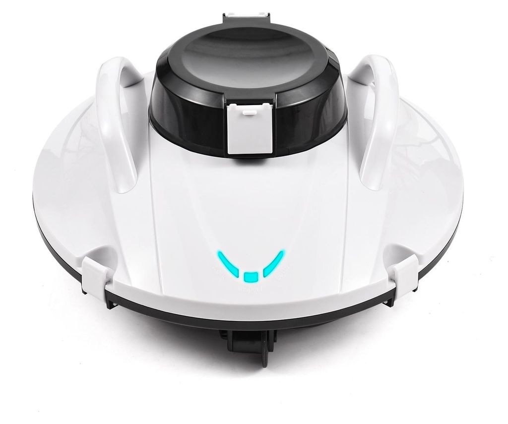 Akku-Roboter-Poolreiniger, 30 W, Poolstaubsauger, 30 W, starke Saugkraft, 90 Minuten Laufzeit, mit LED-Anzeige, unterstützt automatisches Einparke...
