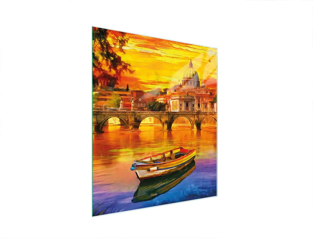 Tagliere Vetro Temperato 45x52 Barca | Superficie Taglio HACCP
