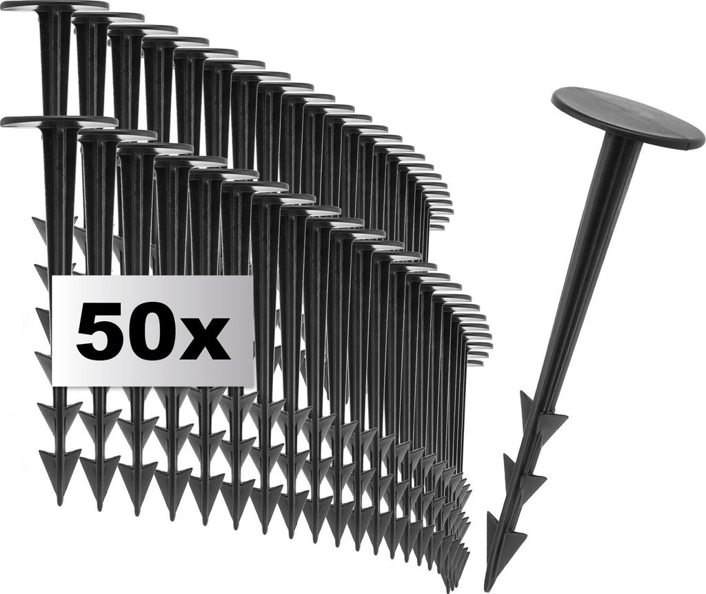 com-four® 50x Befestigungsstifte für den Boden - Erdanker Produktbild 