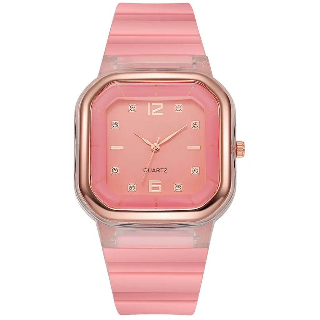 Elegante Uhr Lauren in Roségold für Damen - Modernes Design mit Zirkonen KP33744