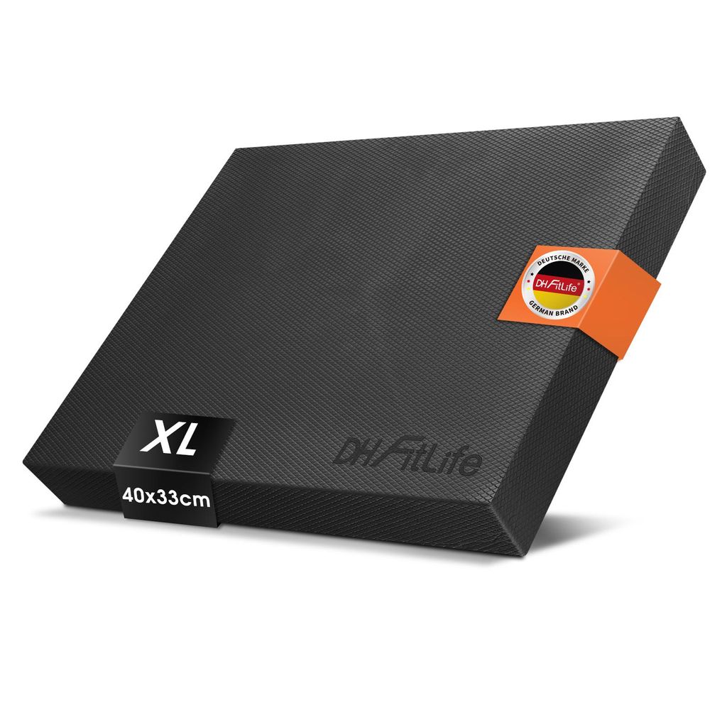 DH FitLife Premium Balance Pad, Balancekissen – Ideal für Gleichgewichtstraining | Yoga, Pilates & Core-Training | Physiotherapie & Fitness-Kissen