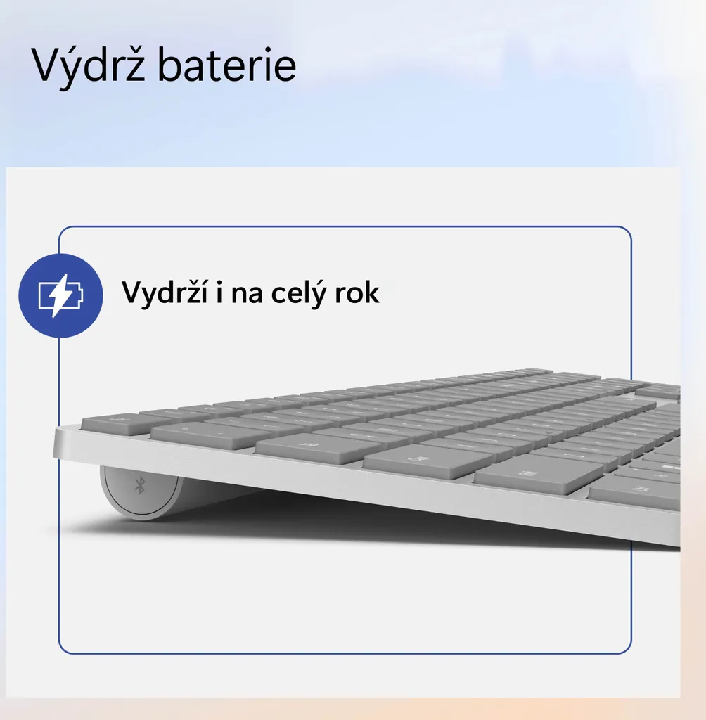 Clavier AZERTY Microsoft Surface Gris avec Pavé Tactile Multi-Geste - 4