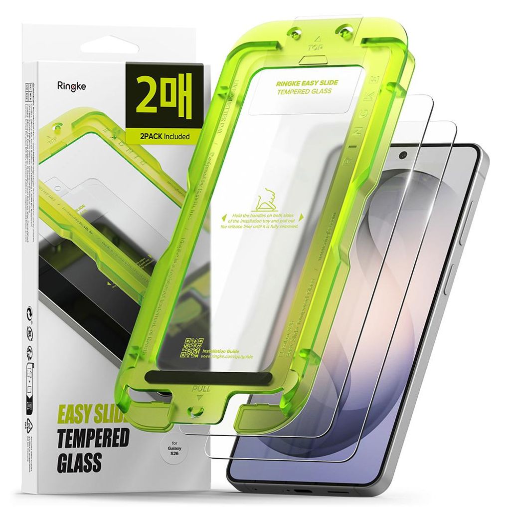 Ringke - Easy Slide Tempered Glass (2 ks) tvrdené ochranné Obrázok produktu 