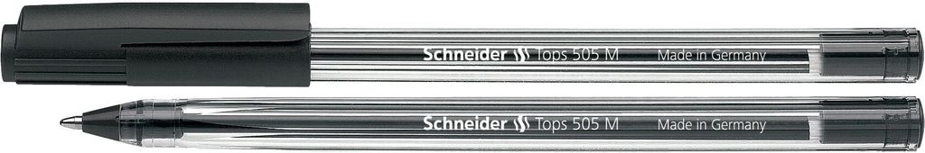 Schneider Stylo à bille jetable TOPS 505 'Noir' (1 pièce) Image du produit 