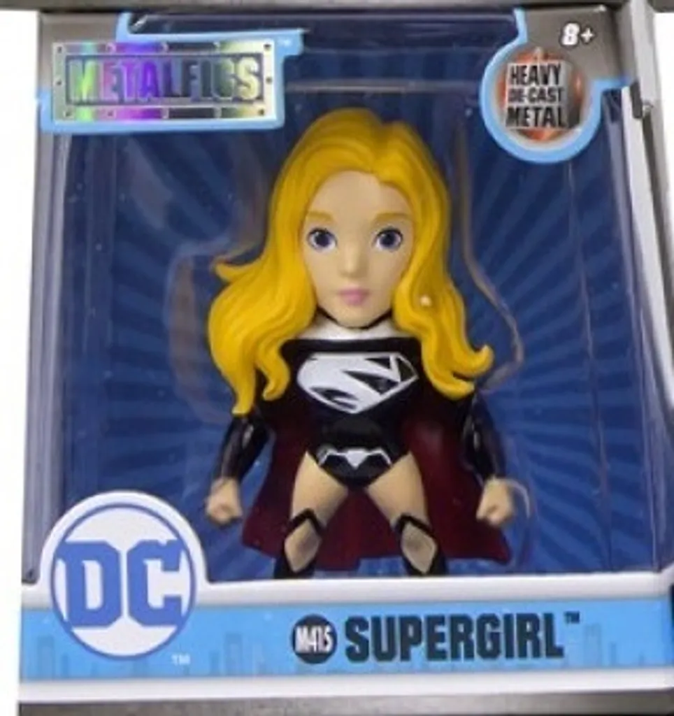 Cadeau Geek Supergirl Figurine Jada Metalfigs M415 Métal pour Bureau