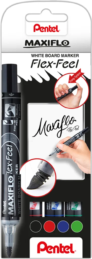 Fini les Feutres Secs avec Pentel Maxiflo Flex-Feel Marqueurs Tableau