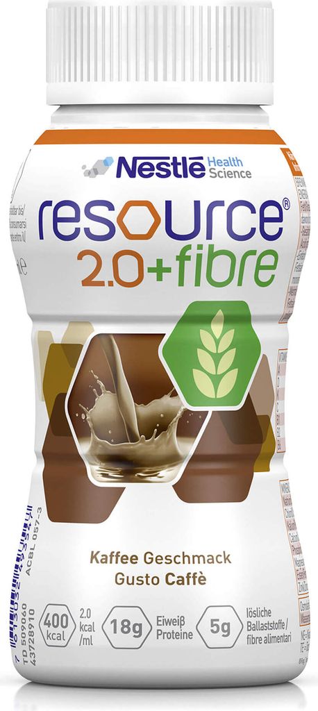 Nestlé Resource 2.0 +fibre 6x4x200ml Kaffee